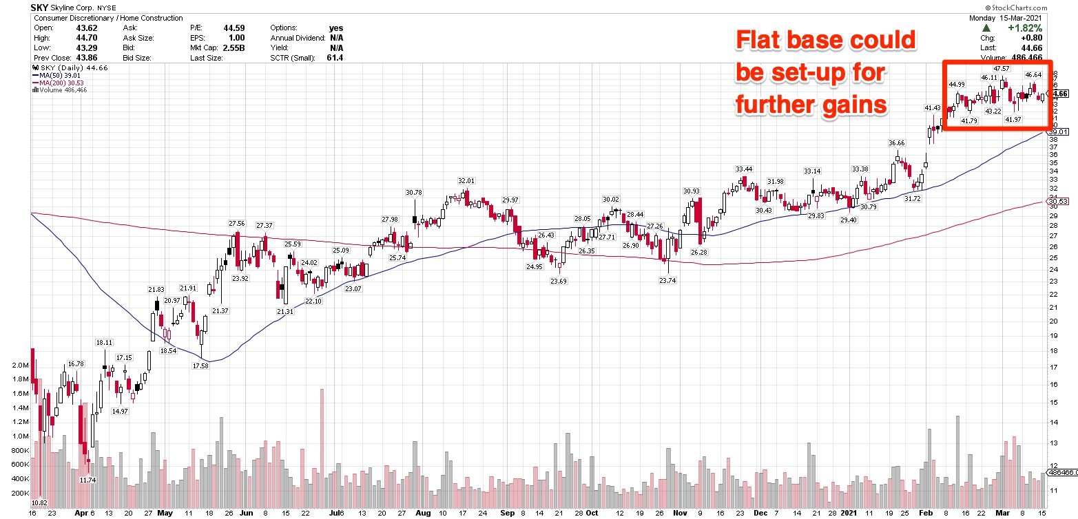 Modular Home Builder Skyline Champion Trading At New Highs